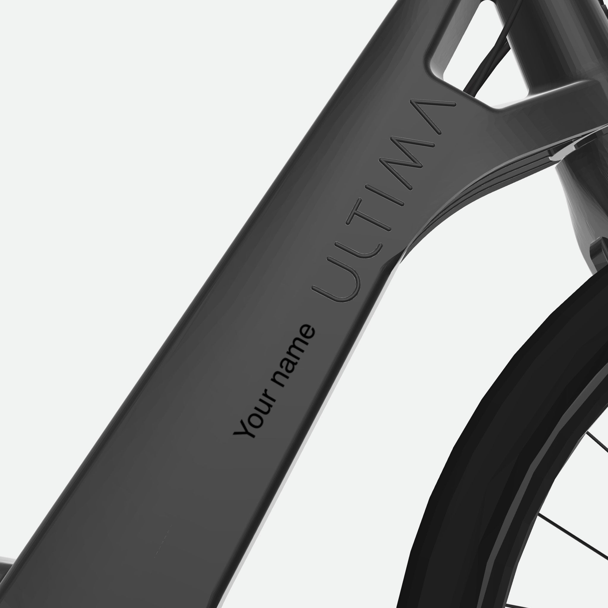 Gravure avant pour vélo